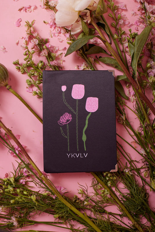Floral Notebook – Art Nouveau Elegance