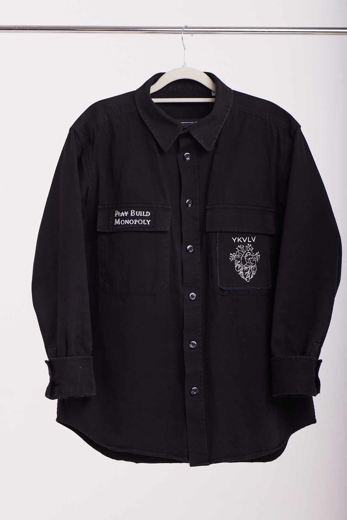 AI-Designed Embroidered Tiger Shirt – Strength Meets Artistry