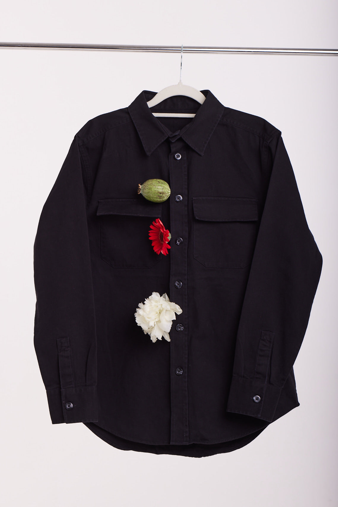 Embroidered Anatomical Heart Shirt – A Statement of Power and Emotion