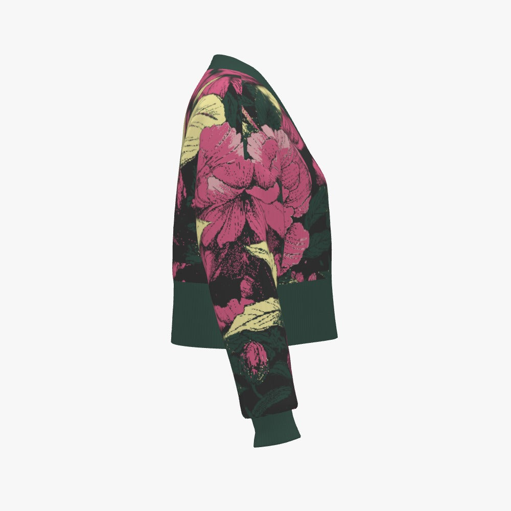 Women's Cropped Drop Shoulder Cardiagn